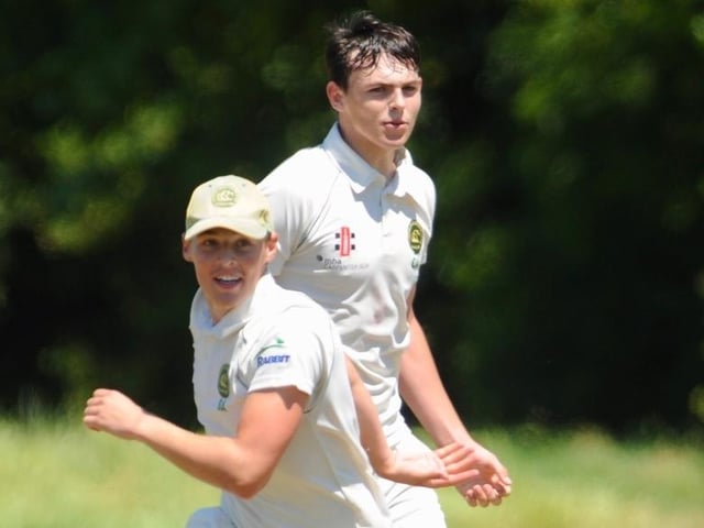 Action from Chippingdale v Broadwater CC in Division 4 West of the Sussex Cricket League