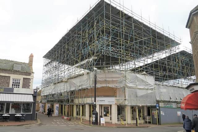 The council claim every attempt to take the scaffolding down to date has been blocked by ‘legislative loopholes’ and ‘hollow promises’.