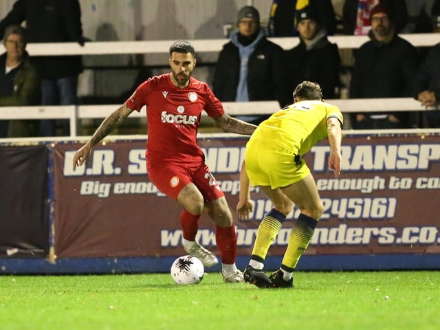 Action from Worthing's National League South win at Farnborough