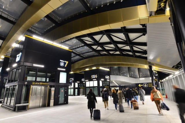 The upgraded Gatwick Airport station opened to passengers on the morning of November 21, 2023. Picture: Network Rail