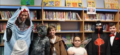 Some of the wonderful costumes for World Book Day at Chesswood Junior School