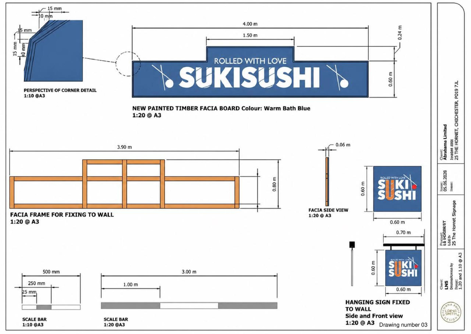 ‘SukiSushi’ signage approved for shopfront in Chichester