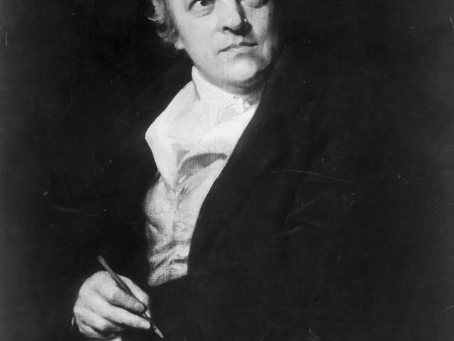 Blake is now considered a seminal figure in the history of the poetry and visual art of the Romantic Age, regarded by later critics and readers for his expressiveness and creativity, and for the philosophical undercurrents within his work. 
Blake lived in Felpham and was tried for sedition in Chichester for the trivial offence of knocking the hat off an solider - of which he was found innocent.