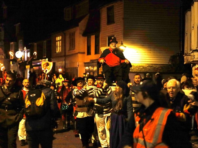 Rye Bonfire 2024. Photo by Andrew Clifton