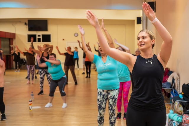 Zumba and BollyX dance fitness instructors joined forces for a two-hour Dance for Dinners fundraising event supporting The Trussell Trust's foodbanks in Worthing, Shoreham and Littlehampton at Christmas