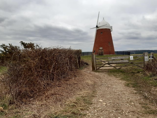 Once you see Halnaker Windmill, you know you are nearly at the top