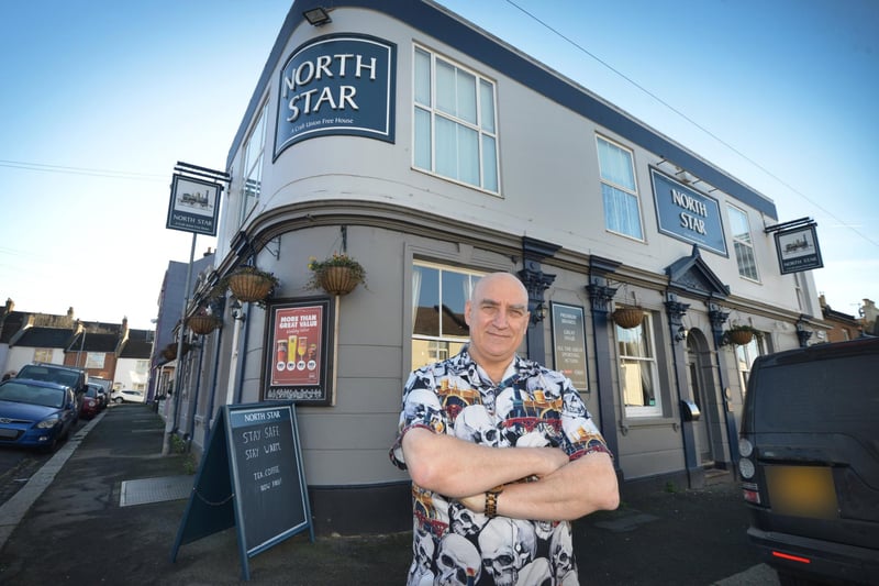 North Star pub in St Leonards. Landlord Grant Hayes.