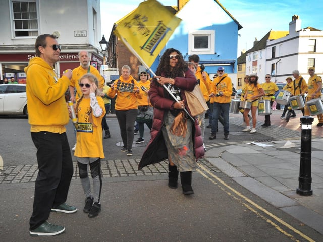 Hastings Storytelling Festival 2024 parade on October 27.