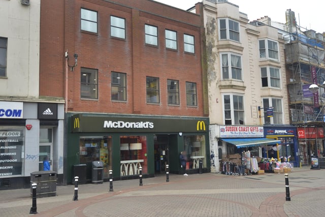 Wellington Place in Hastings.

McDonald's 