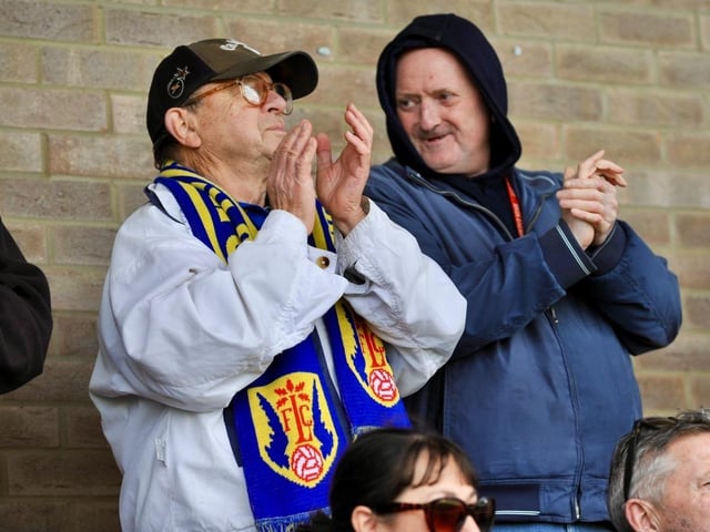 Action, celebration and crowd pictures from Lancing v Littlehampton Town at Culver Road