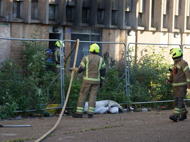 East Sussex Fire & Rescue Service were called to a fire at a disused multi-storey car park in Eastbourne, a spokesperson has confirmed.