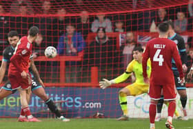Crawley Town beat Forest Green Rovers 2-0 at the Broadfield Stadium thanks to goals from Danilo Orsi and Klaidi Lolos. Natalie Mayhew/Butterfly Football was at the game to capture the action