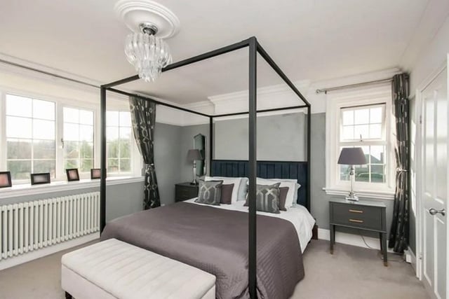 Upstairs, there is the main landing with four double bedrooms situated off it. The master benefiting from an en-suite bathroom and dressing room and a contemporary style family bathroom.