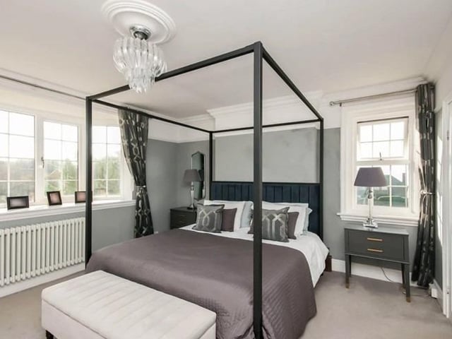 Upstairs, there is the main landing with four double bedrooms situated off it. The master benefiting from an en-suite bathroom and dressing room and a contemporary style family bathroom.