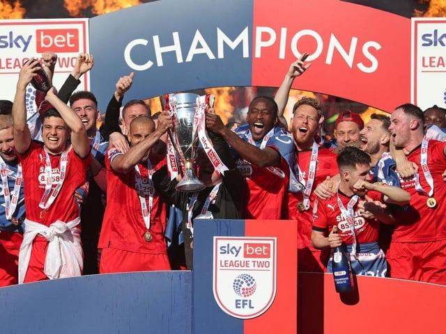 There have been 17 different champions, with Swindon Town and Chesterfield champions on two occasions.