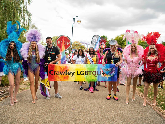 Crawley Pride 2022 - Picture by Geoff Nichols Photography | Instagram @geoffnphoto | Twitter @geoffnicphoto