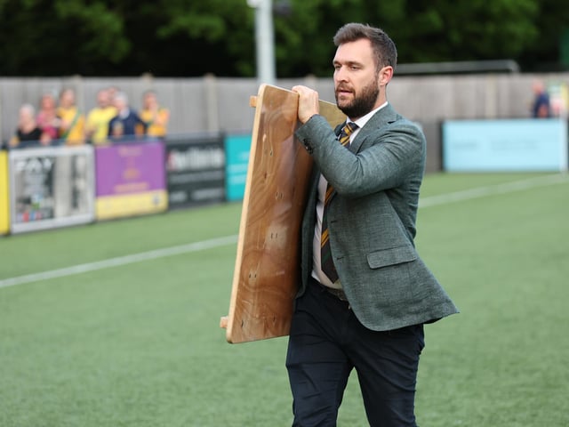Natalie Mayhew's pictures of Horsham FC's Isthmian League title celebrations