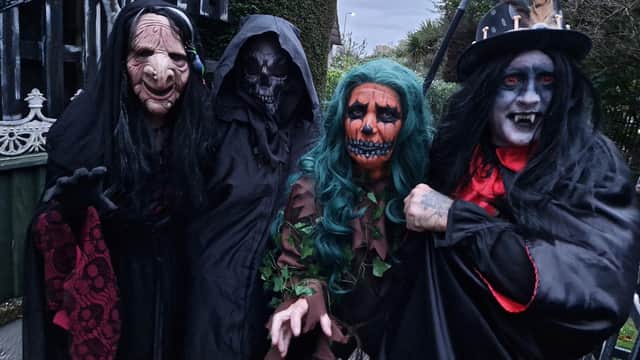 A family home in Sompting, West Sussex has been transformed into a haunted house for Halloween.