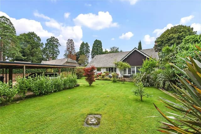 The property comes with a mature, walled garden.