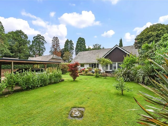 The property comes with a mature, walled garden.