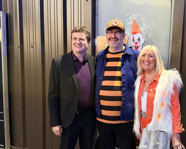 Mark Benton (centre) is among the cast of Charlie Shaw's Revenge - the inspiration behind the new attraction at Knockhatch Adventure Park. Photo: contributed