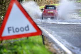 The Met Office said there will be heavy rain in the area on Monday, Tuesday, Wednesday and Thursday,