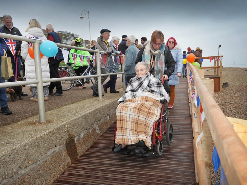 The soft opening of Bexhill Beach Garden on November 9 2024.