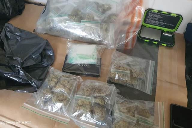 Almost £160,000 in cash and nearly 200kg of drugs seized by police ...