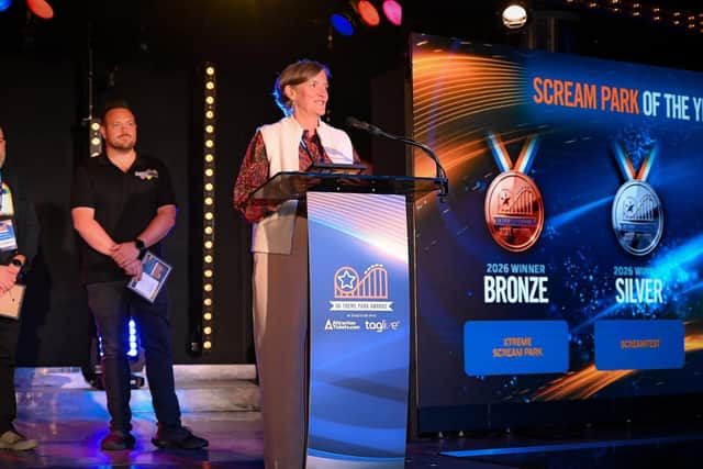 Tulleys Shocktober Fest has received yet another award, as the attraction celebrates 30 years of Halloween scares. Pictured is Jacqueline Berryman, a director of Tulleys. Photo: Tulleys Farm / Facebook