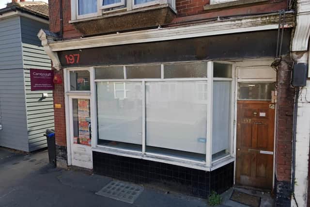 Mid Sussex District Council has received an application to change the use of Regal Print And T-shirt Company Ltd at 197 Lower Church Road, Burgess Hill, into a launderette. Picture: Google Street View