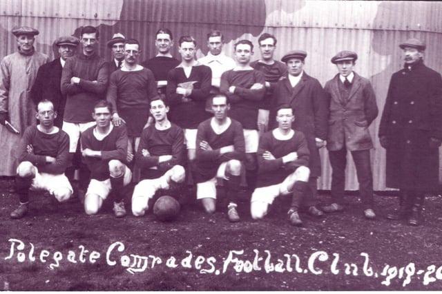 Polegate Comrades Football Club in 1919 to 1920