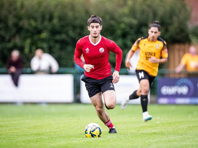 Action from the pre-season friendly between Three Bridges and Crawley Town. Crawley Town won 2-1 thanks to two goals from Danilo Orsi. Picture: Eva Gilbert