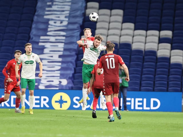 Action and celebrations as Worthing take on Bognor Regis Town in the Sussex Senior Cup final at the Amex Stadium - and win 8-7 on penalties