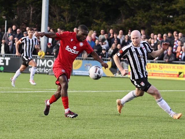 Worthing take on Bath City in front of the TNT Sports cameras at Woodside Road