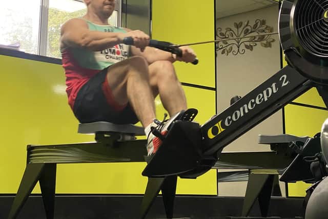 Paul Wood training for World Toughest Mudder.