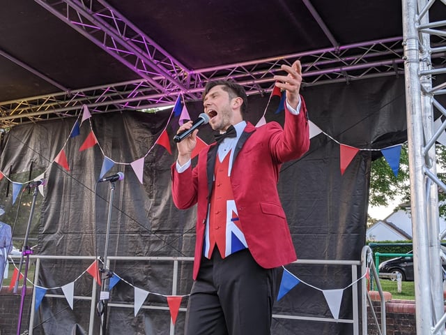 The beacon lighting and concert was in St John's Park, Burgess Hill, on Thursday, June 2
