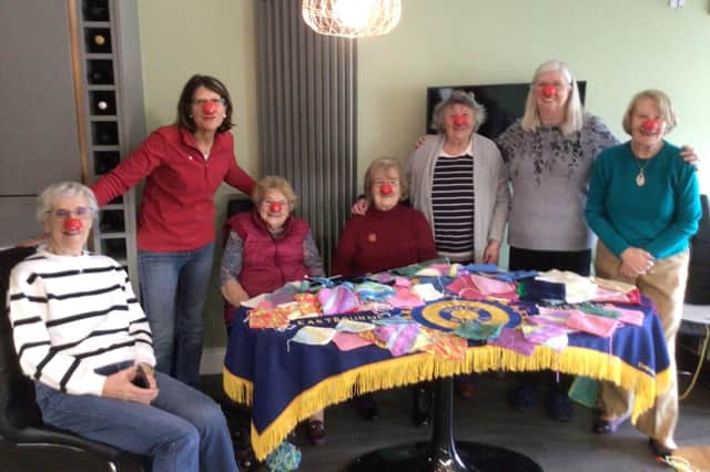 Red Nose Day for some of Eastbourne Sovereign Inner Wheel ladies