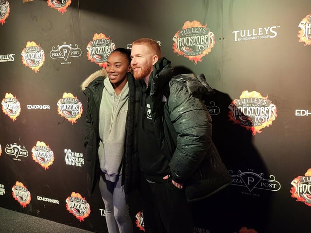 Strictly star Neil Jones with Love Island's Chyna Mills