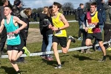 George Armstrong-Smith - 1st Sussex (41st) finisher in the Intermediate boys race (Year 10/11)