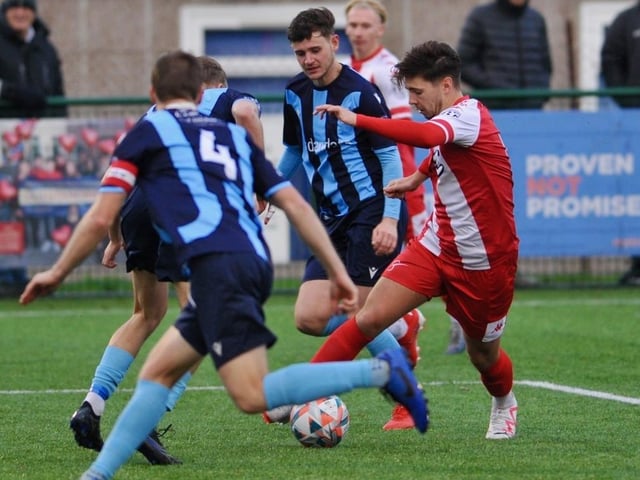 Steyning Town v Crowborough Athletic in the SCFL premier