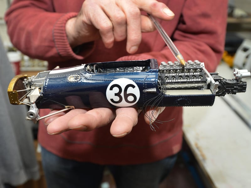 Scale Model Technical Services Ltd in St Leonards celebrates its 40th anniversary.