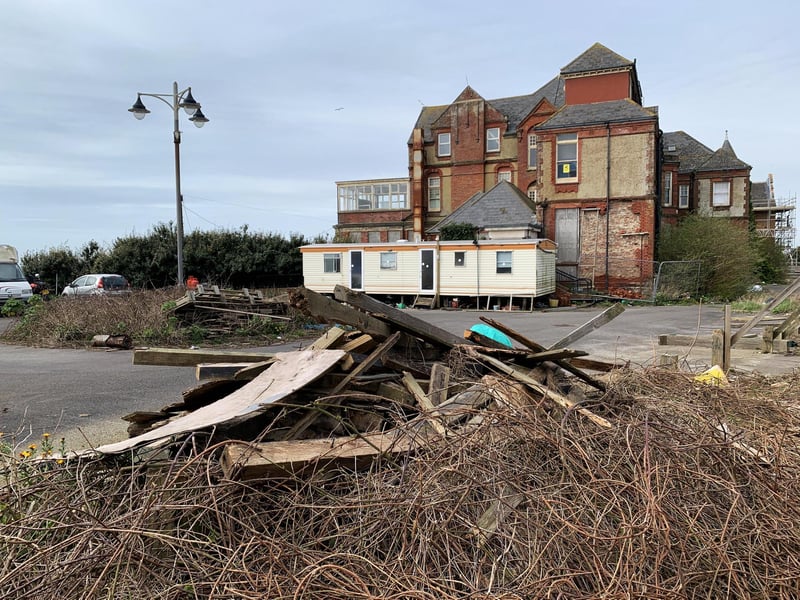 The old Eversfield Chest Hospital in West Hill Road, St Leonards.