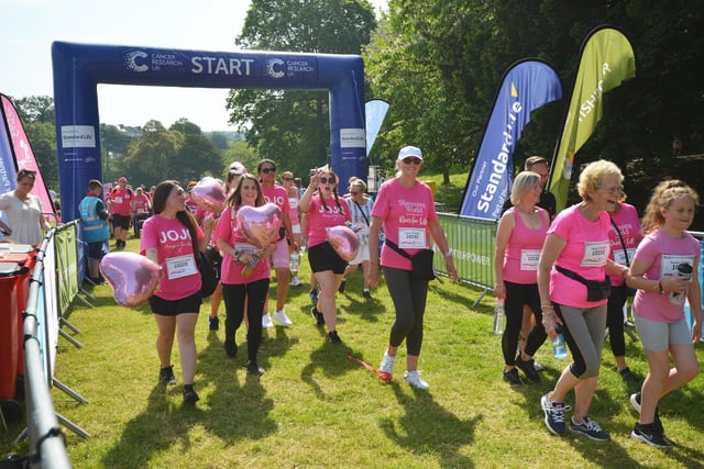 Hastings Race for Life 2023 in Alexandra Park.