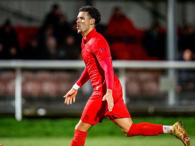 Action from Eastbourne Borough's brilliant 5-2 win away at Dover Athletic in the National League South