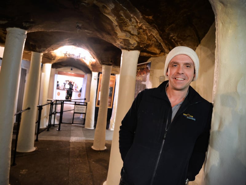 Smugglers Adventure in Hastings reopens for the 2024 season. Freddie Mills, Commercial Manager | Discover Hastings.