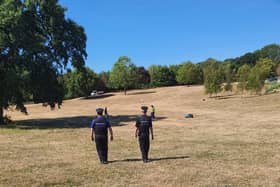 Sussex Police have reported that they have used powers to remove an unauthorised encampment from a green space by Norwich Road in East Broyle.