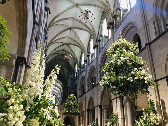 Chichester Cathedral has been filled with wonderful floral displays for the past few days / Picture: Steve Bone
