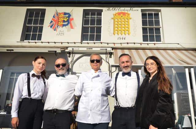 The La Delizia team in Hastings Old Town