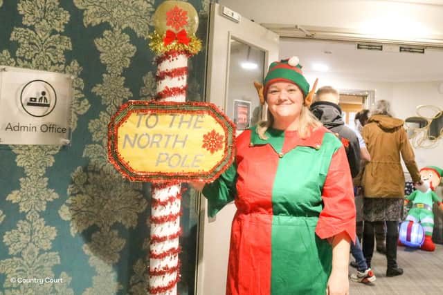 Staff and residents at Walberton Place joined in the fun of the Christmas Fayre
