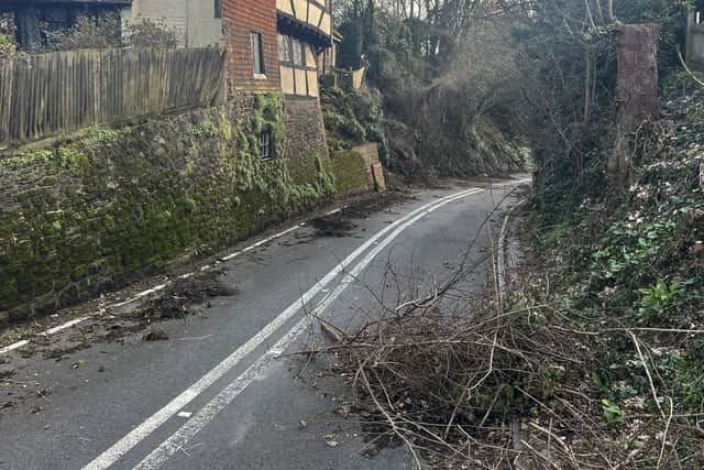Pulborough residents have been calling for the A29 to be reopened after being shut for nearly three months following a landslide